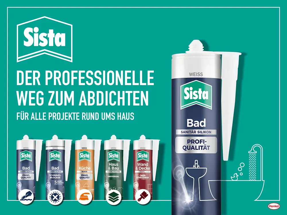 Sista Wand & Decke Acryl weiss