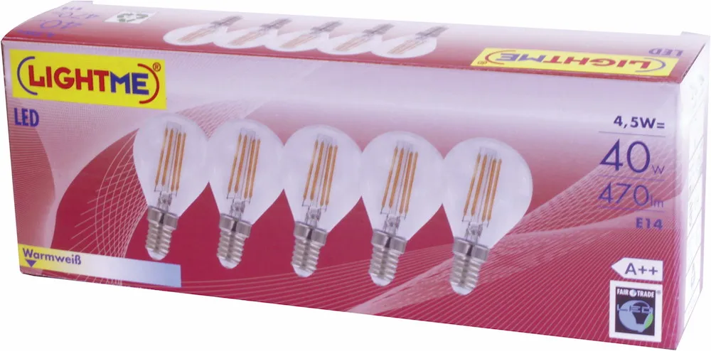 (LIGHTME) Promo-LED 5er-Pa. 4W