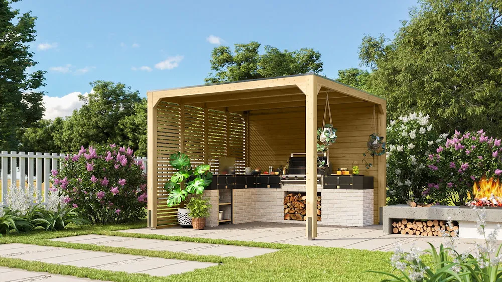 Pavillon Cubus natur