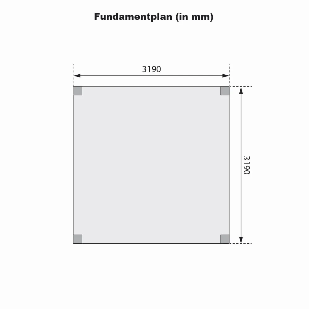 Pavillon Cubus natur