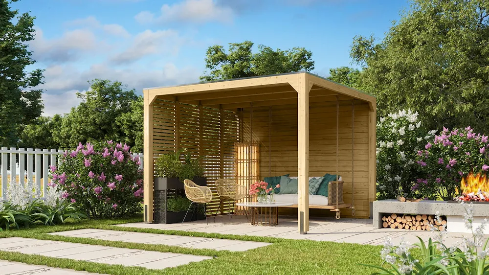 Pavillon Cubus natur