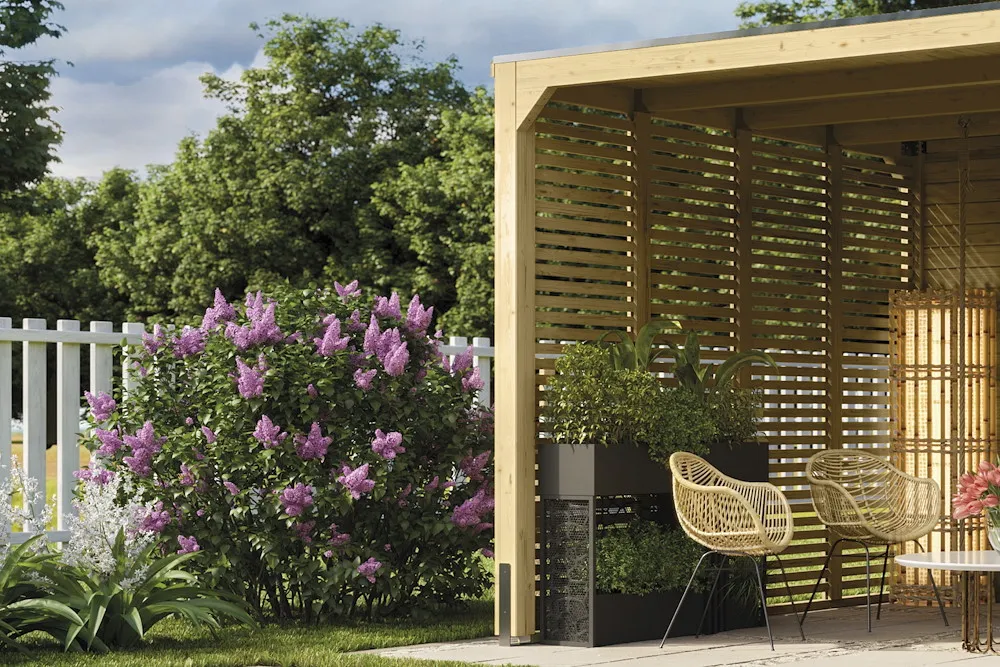 Pavillon Cubus natur