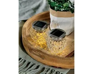 Solar Tischlampe warm weiss