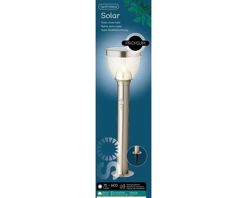 LED Solar Wegeleuchte m. BWM