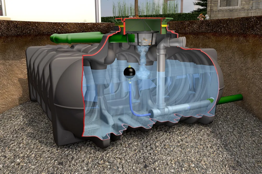 PLATIN Flachtank 1500 L