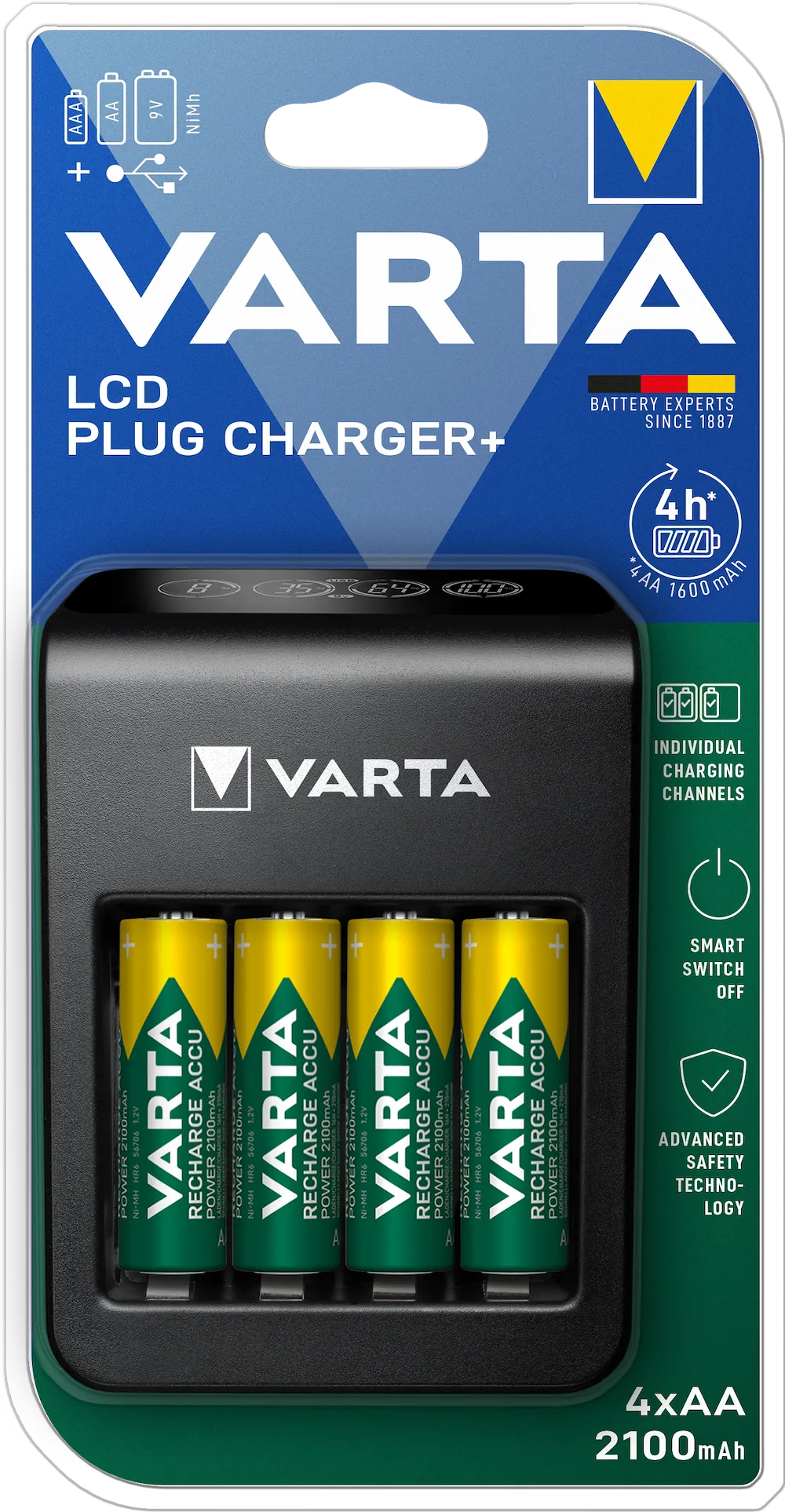 VARTA LCD Plug Charger+