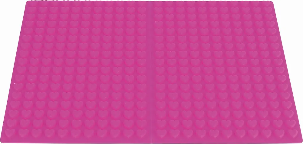 Backmatte mit Herzen, Silikon