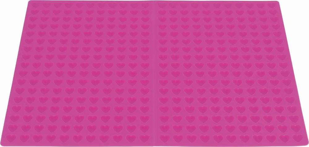 Backmatte mit Herzen, Silikon