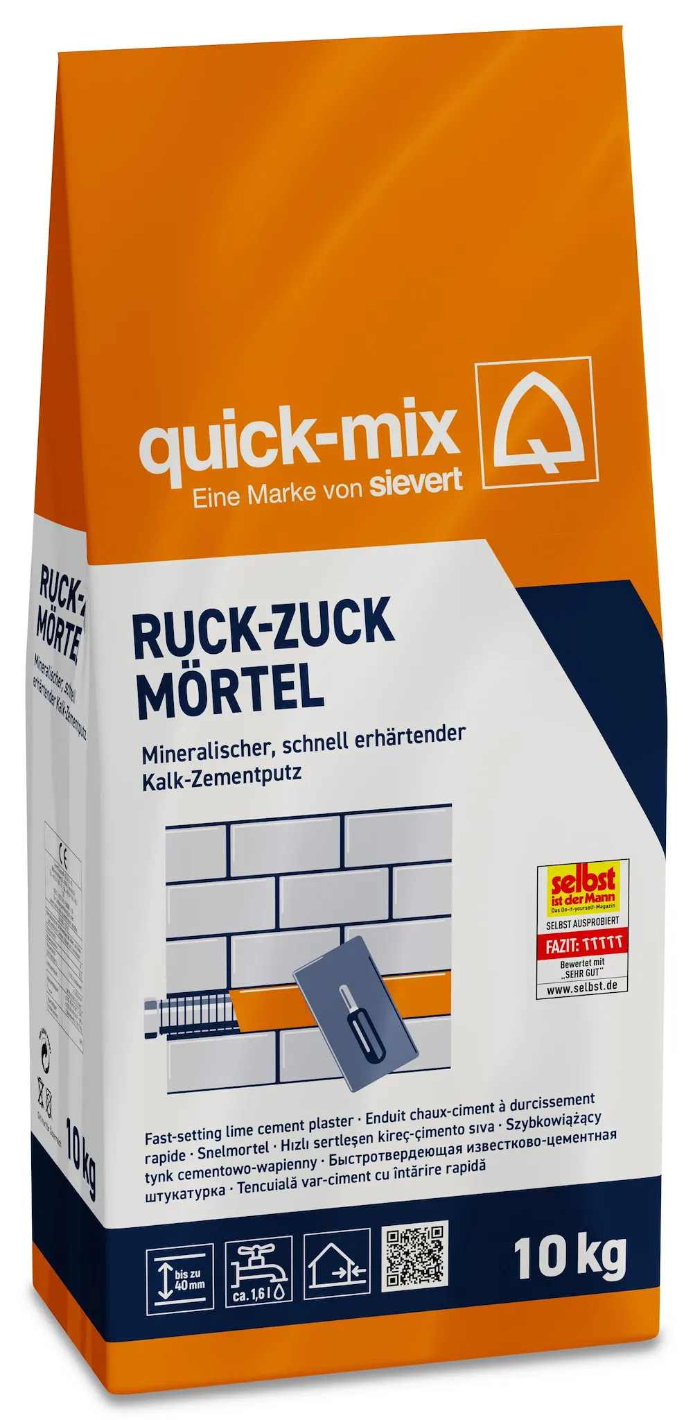 Ruck-Zuck M&ouml;rtel 10 kg
