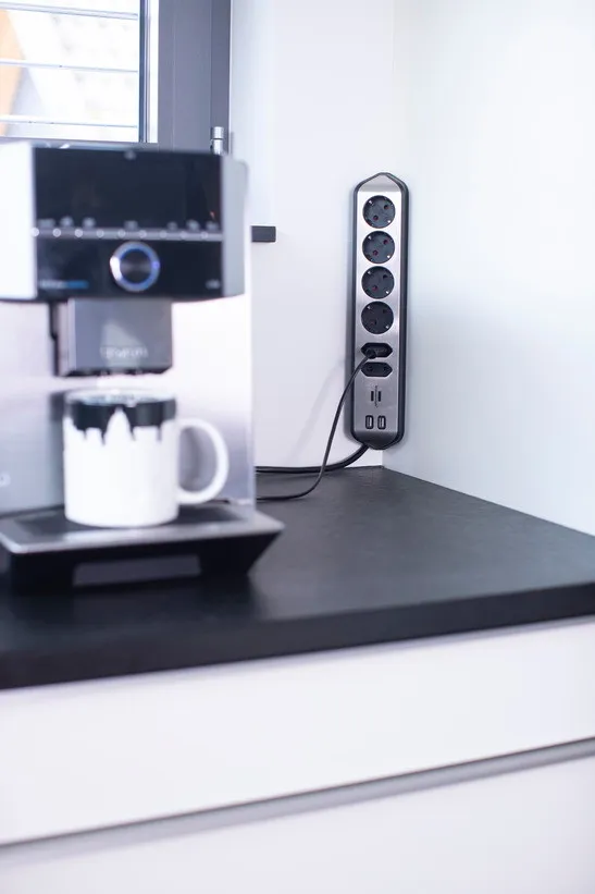 Eck-Stedo-Leiste 6f. sw/silber