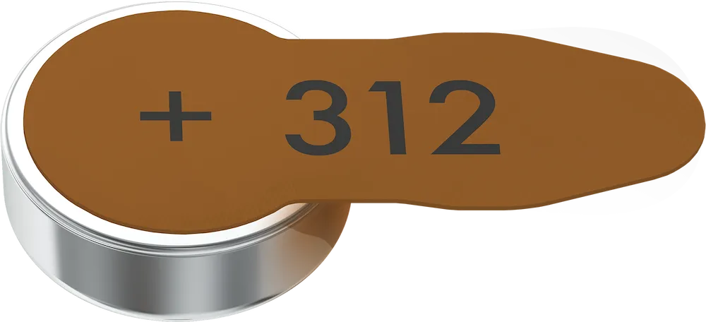 Hearing Aid Batteries 312