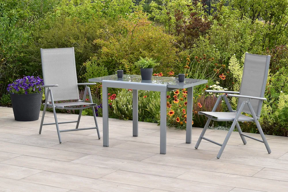 Amalfi 3tlg diambraun 2 Sessel