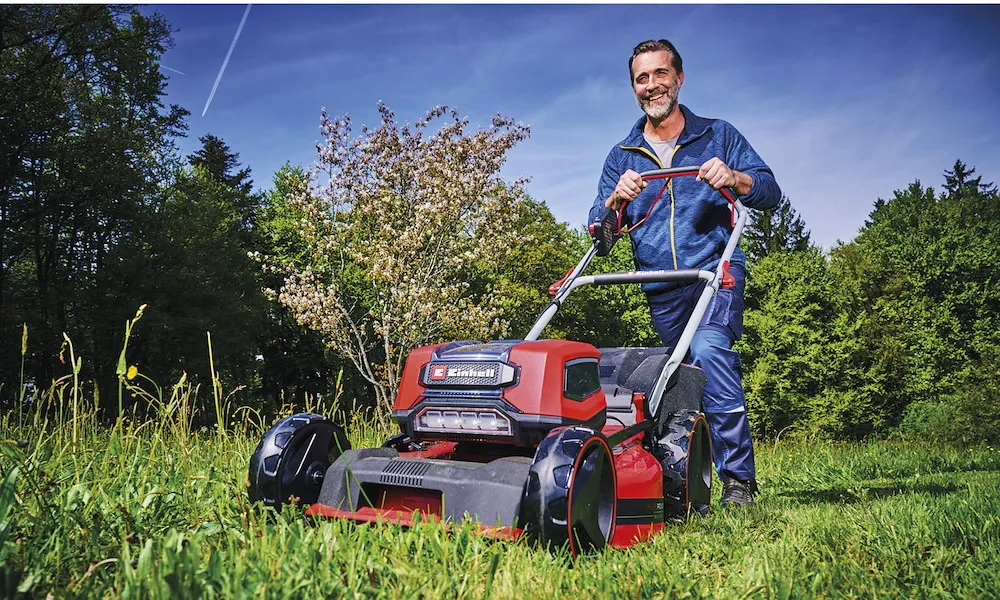 Akku-Rasenm&auml;her