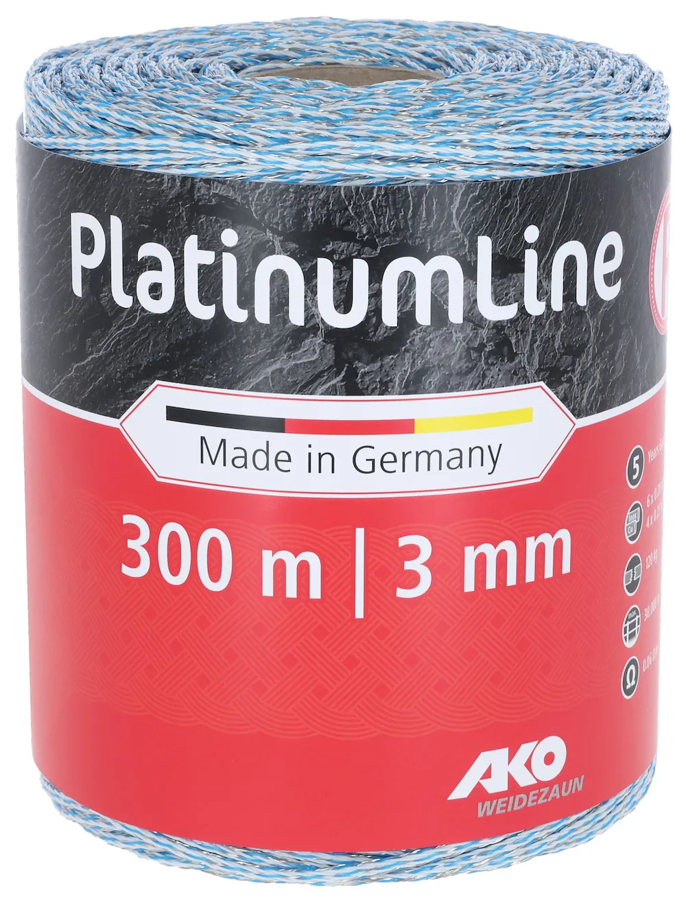 PlatinumLine Litze wei&szlig;/blau