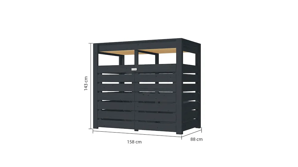 M&uuml;lltonnenunterstand