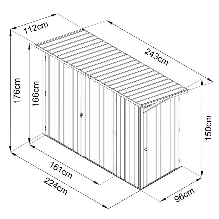 Multifunktionsunterstand 3in1