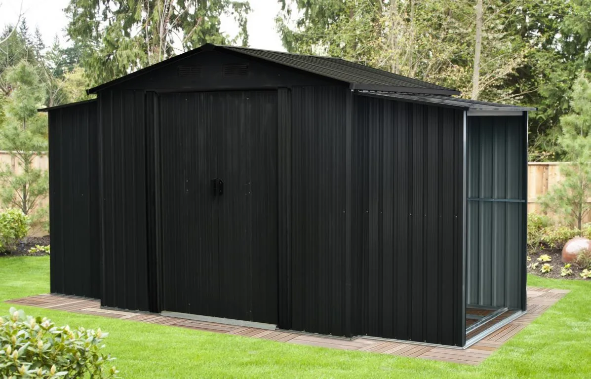 Anbau-Holzunterstand