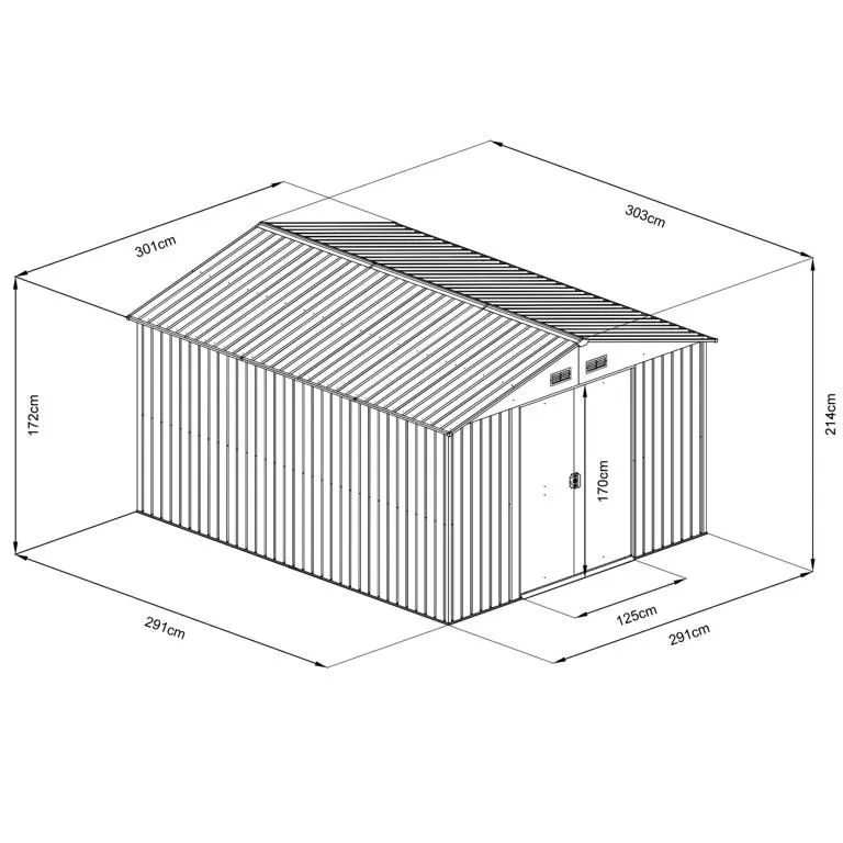 Ger&auml;tehaus mit Satteldach