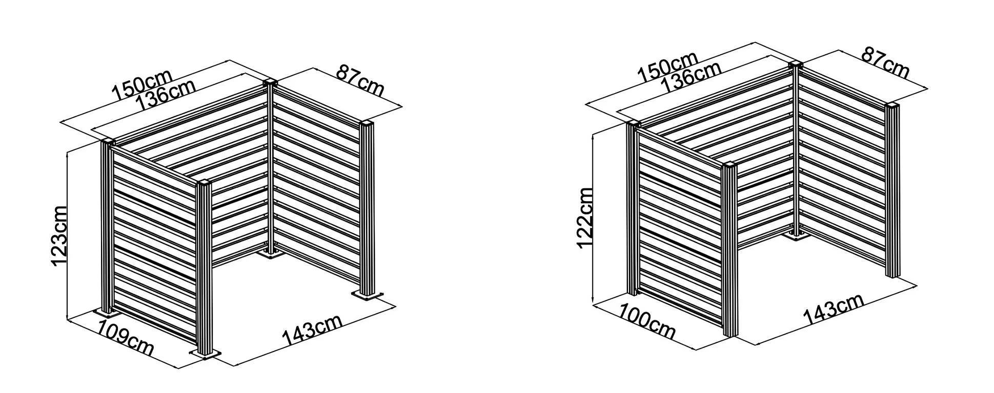 M&uuml;lleimer-Einfassung MS2,Stahl