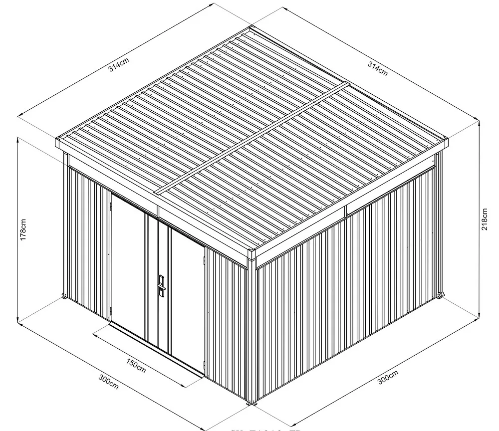 Premium Systemger&auml;tehaus 10qm