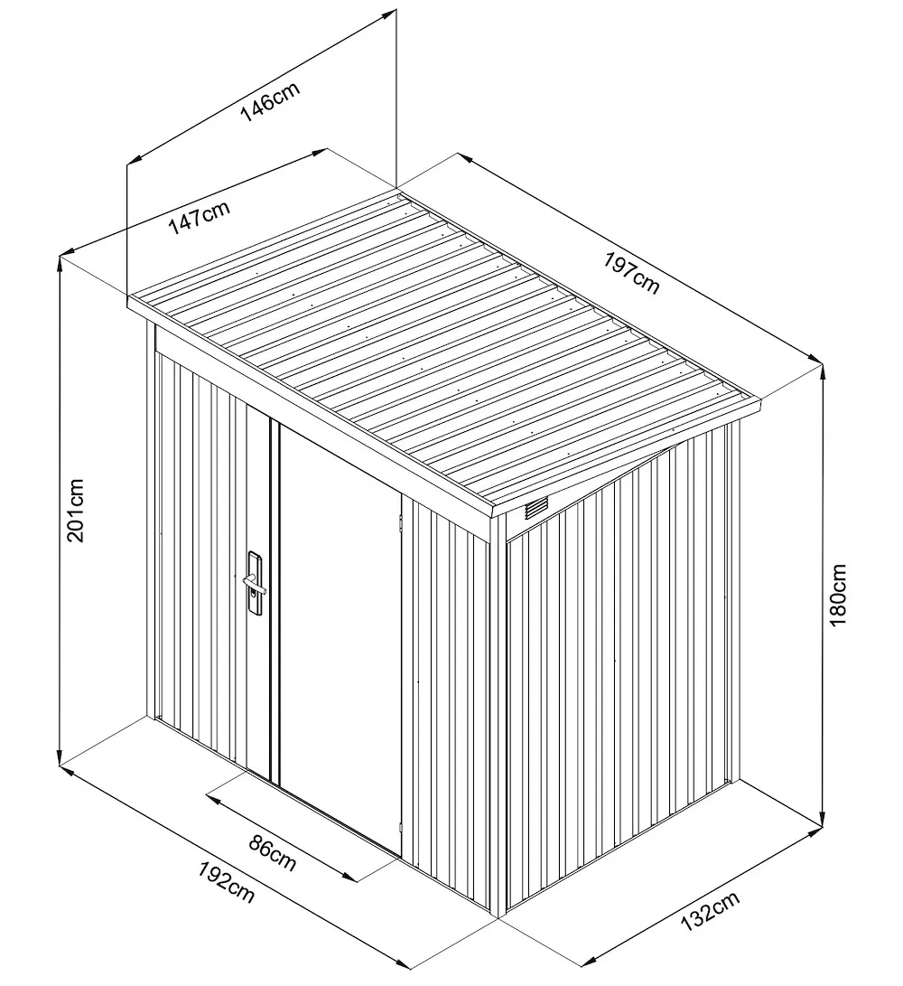 Premium Gartenger&auml;tehaus 2,9qm