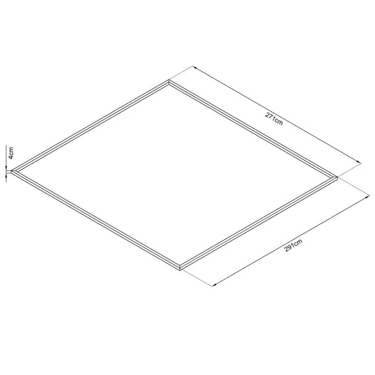 Bodenrahmen zu Ger&auml;tehaus