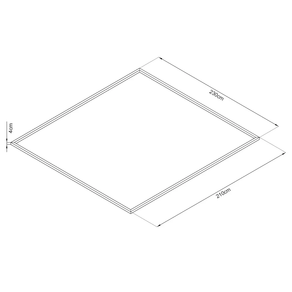 Bodenrahmen zu Ger&auml;tehaus