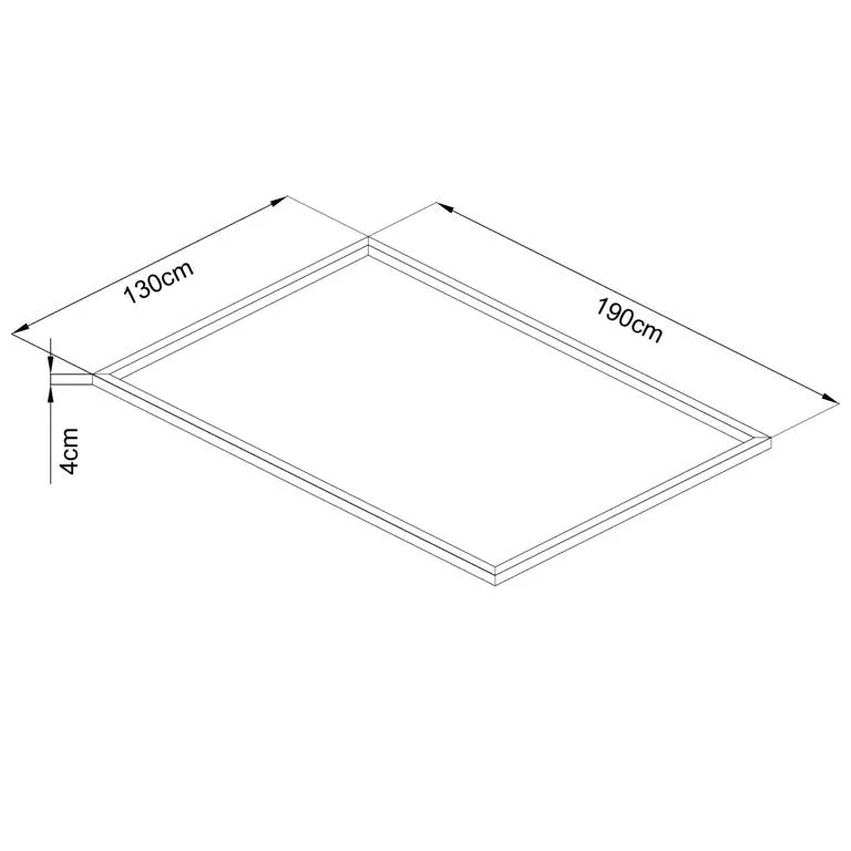 Bodenrahmen zu Ger&auml;tehaus
