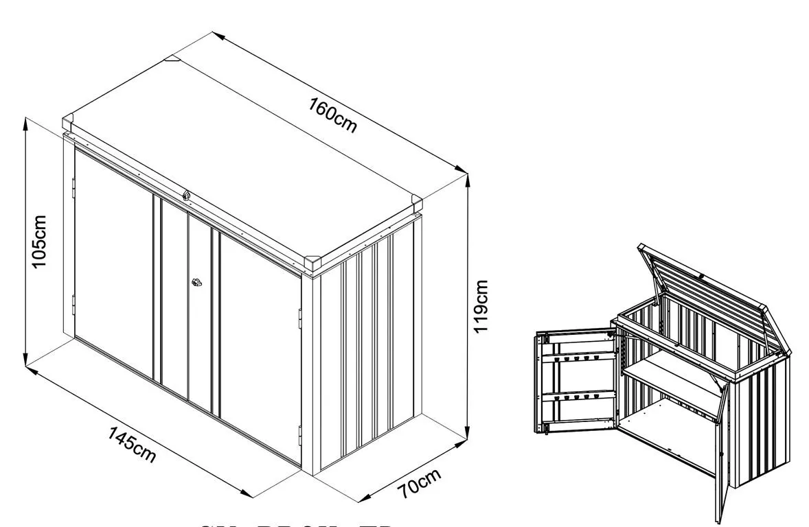 Premium Hochschrank 1,1 qm