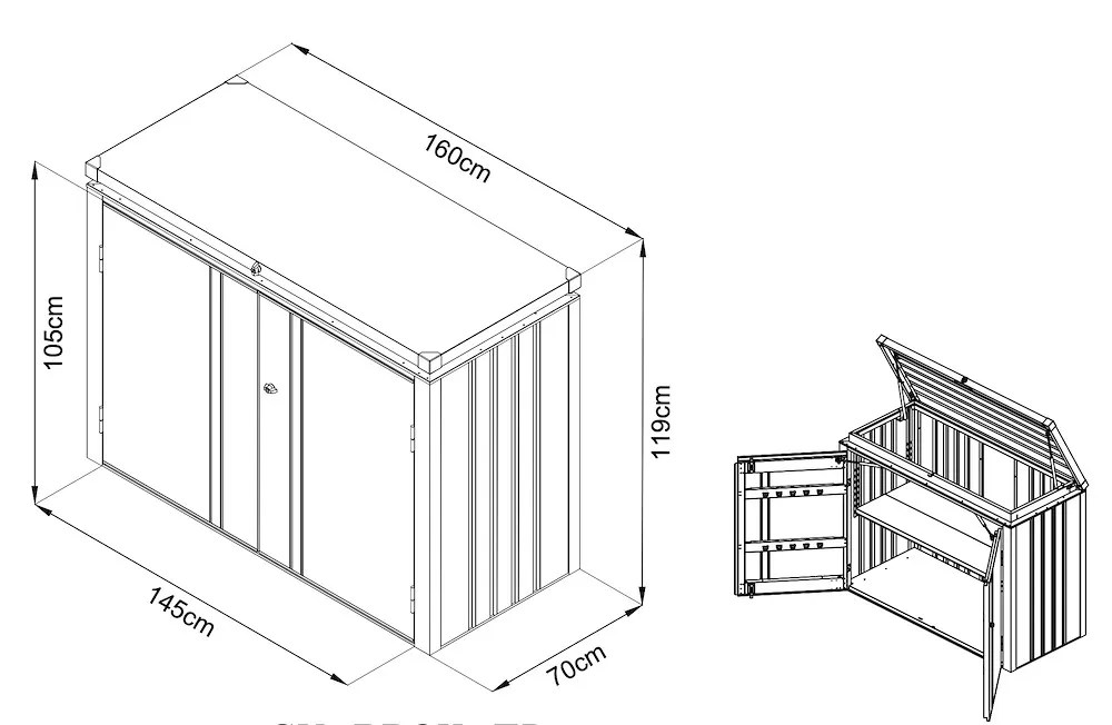 Premium Hochschrank 1,1 qm