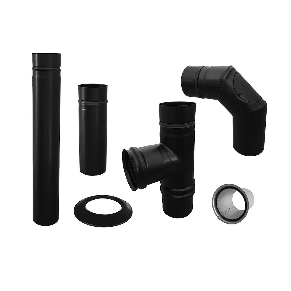 Pelletrohrset, 80 mm, 6-teilig