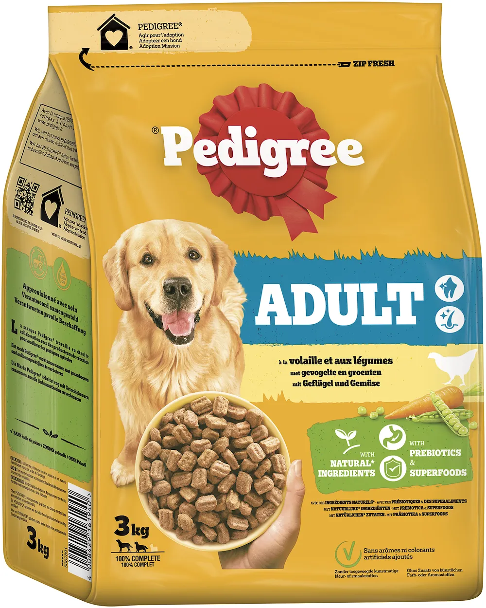 Pedigree Adult Gefl&uuml;gel 3 kg