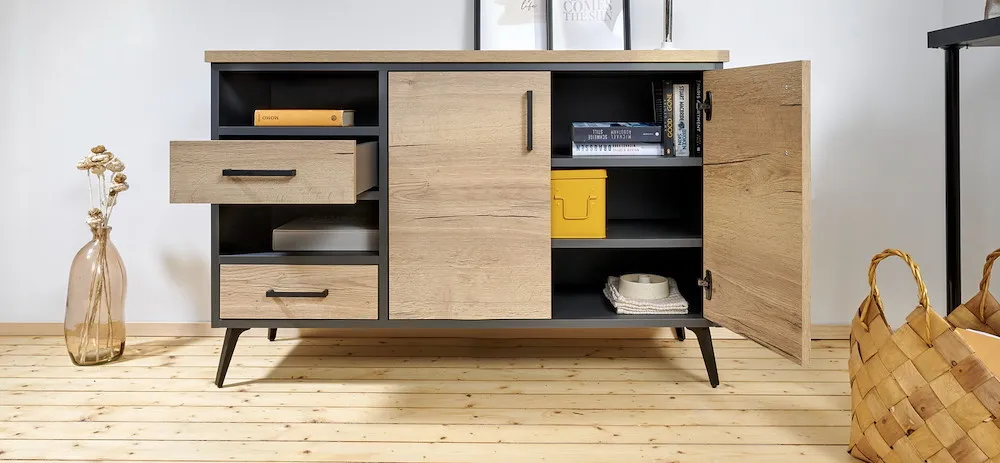 Moebelgriff Zinkdruckguss schw