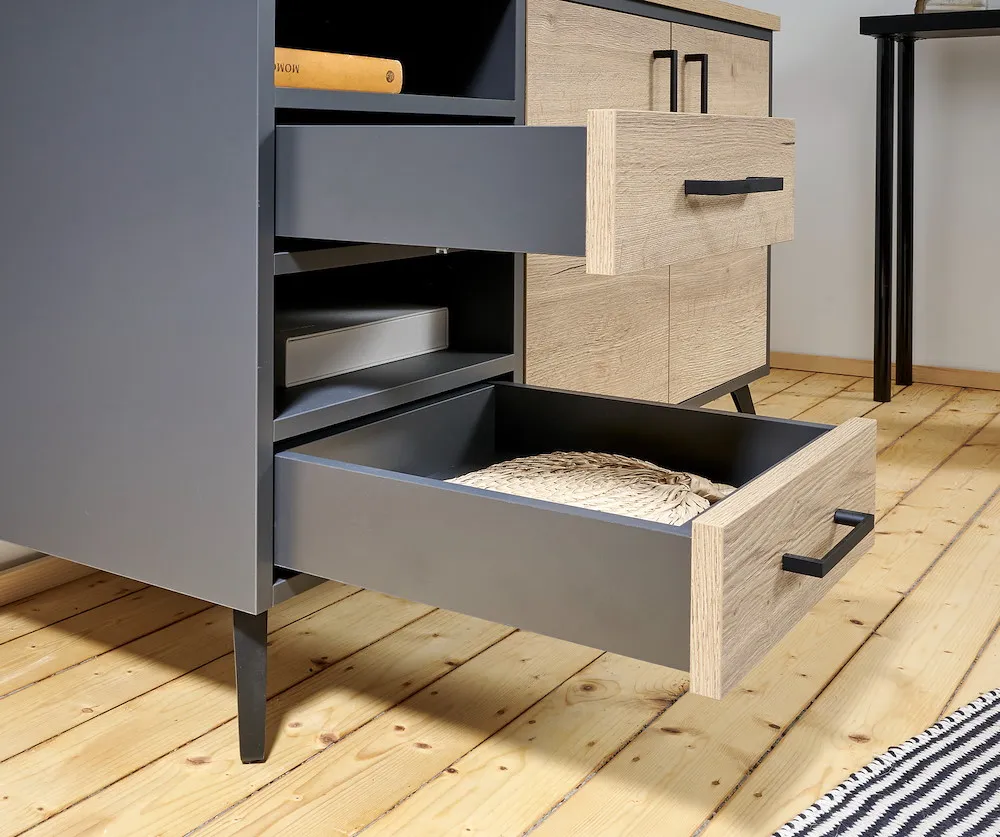 Moebelgriff Zinkdruckguss schw