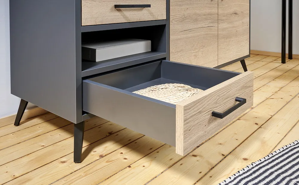 Moebelgriff Zinkdruckguss schw