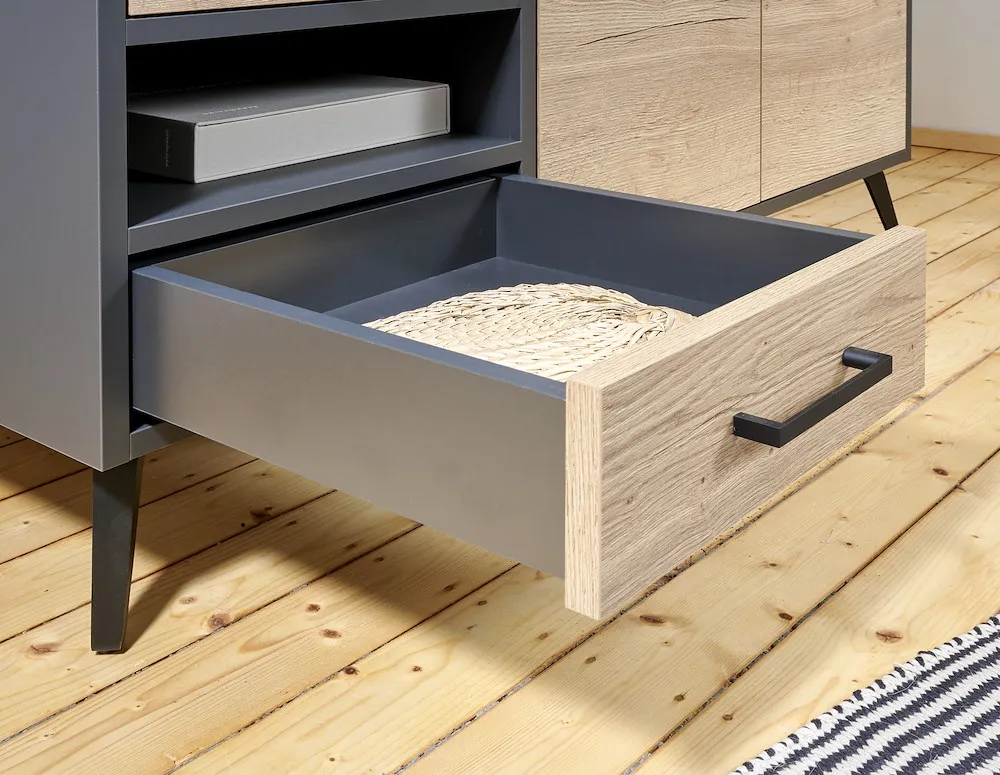 Moebelgriff Zinkdruckguss schw