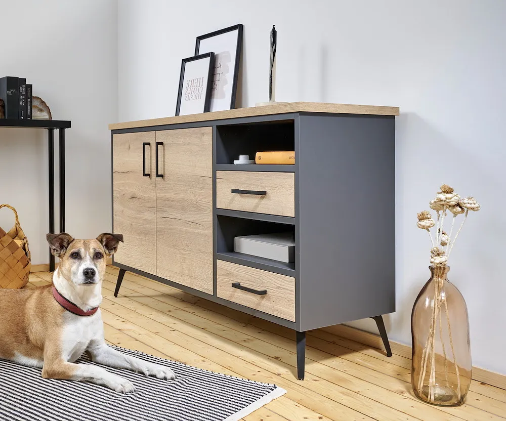 Moebelgriff Zinkdruckguss schw