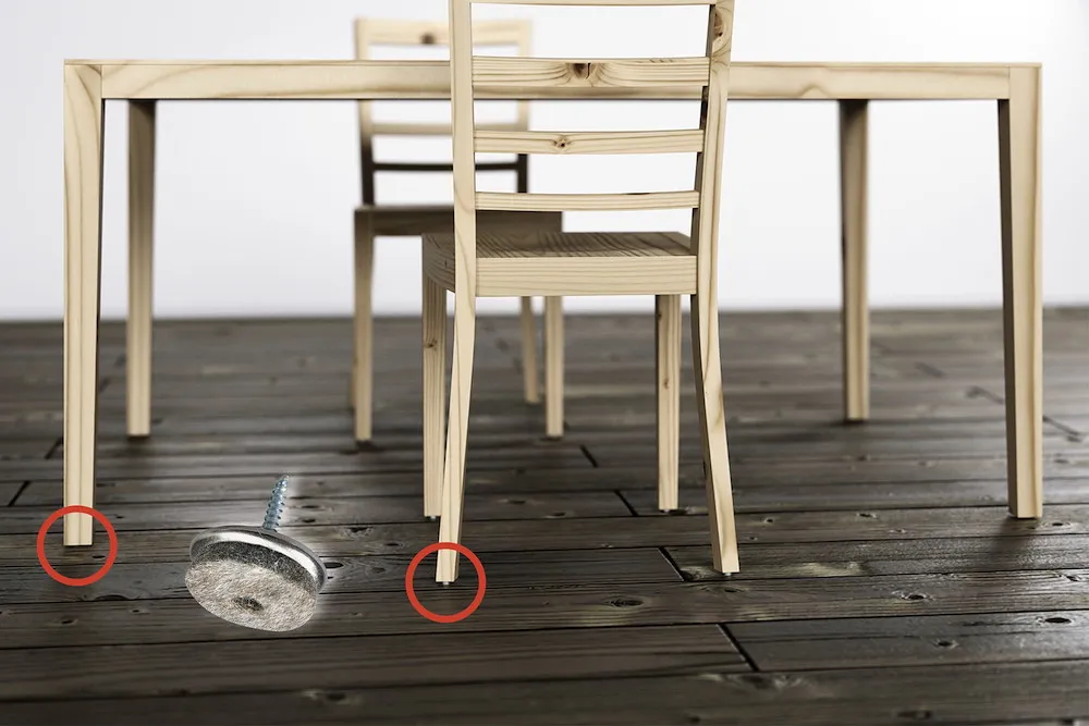 Parkettgleiter D24mm zum