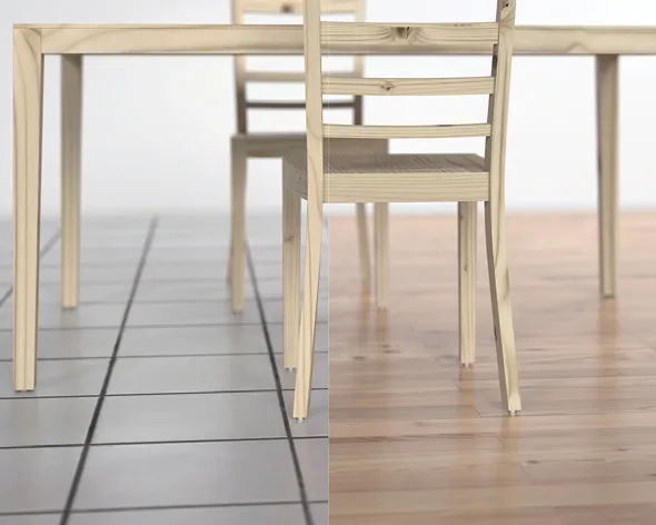 Nagel-Filzgleiter D28mm, braun