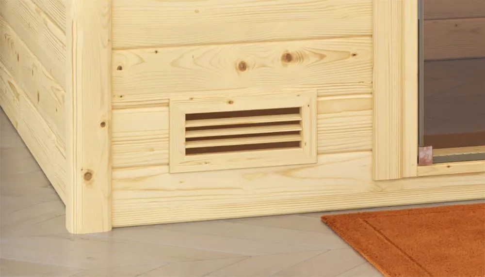 Zulufblende f.Massivholz-Sauna