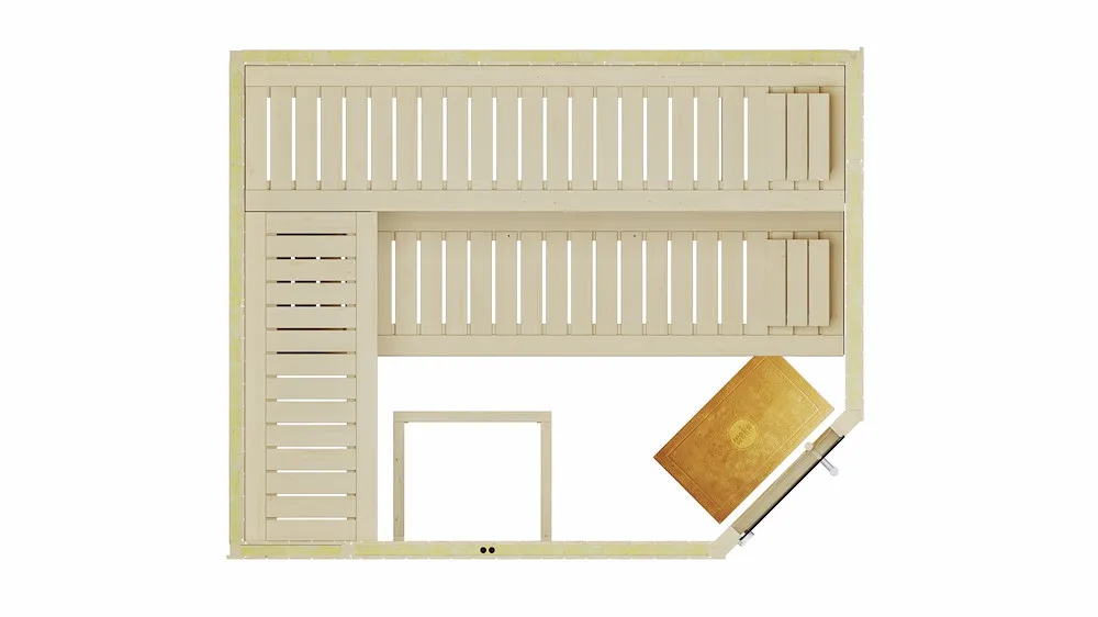 Element-Ecksauna VARBERG 4 GT,