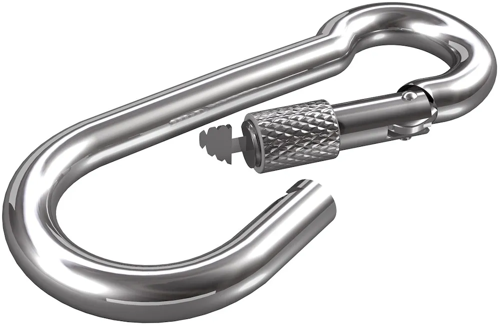 Karabinerhaken 10x100mm m Sch.