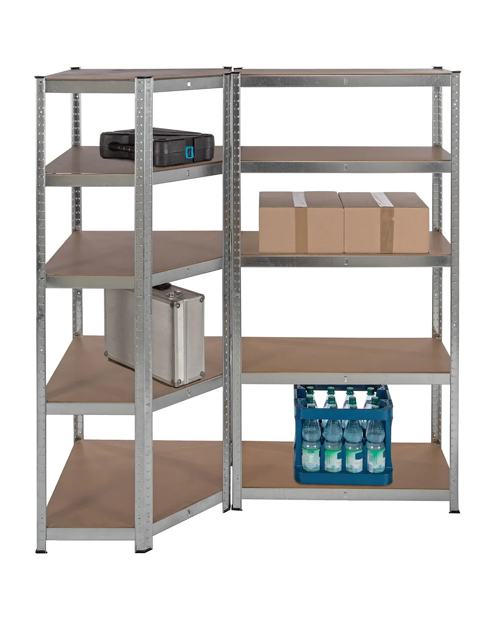 Eckregal 180x70x40cm verzinkt