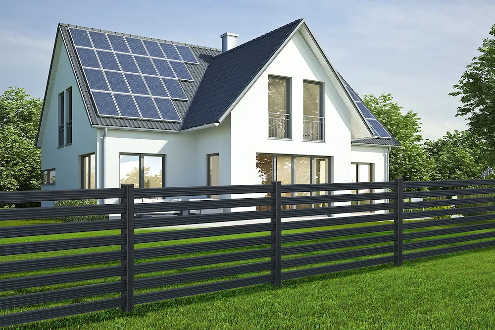 Alu-Pfosten f. Bohlenzaun