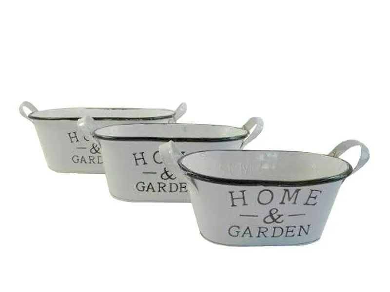 Jardiniere Zink 32x19x12cm