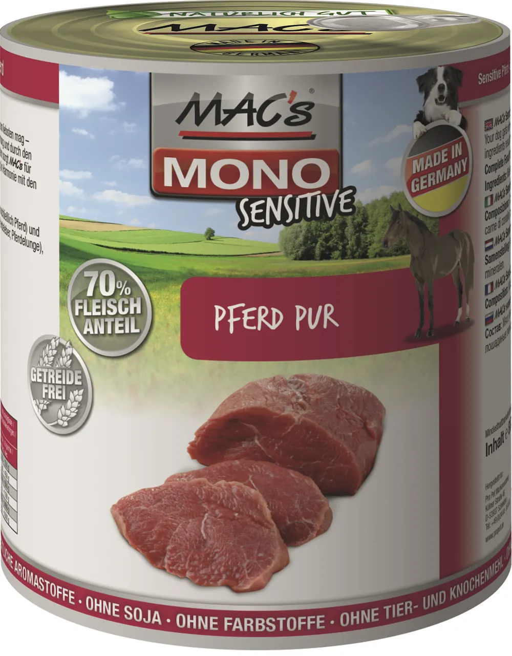 MAC s DOG Mono Pferd 800 g