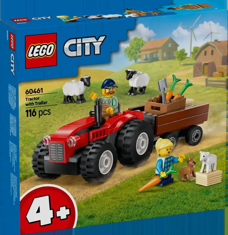 City Traktor mit Anh&auml;nger