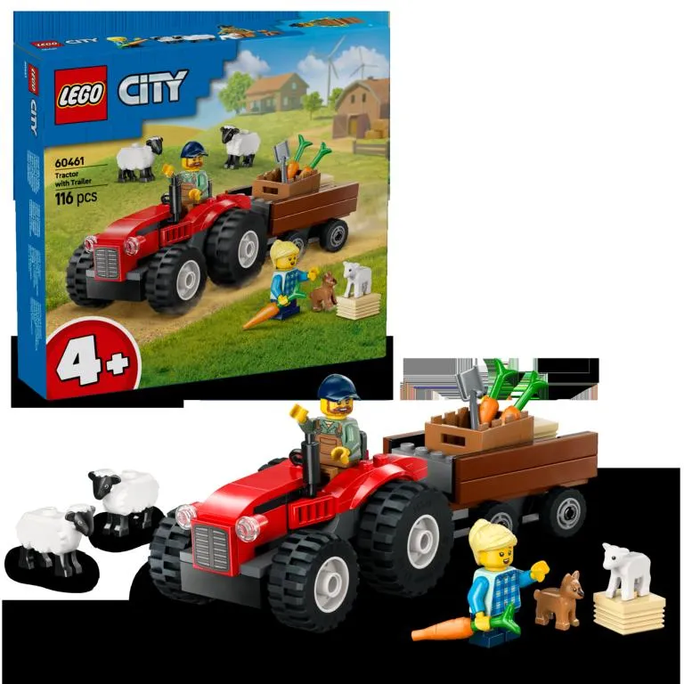 City Traktor mit Anh&auml;nger