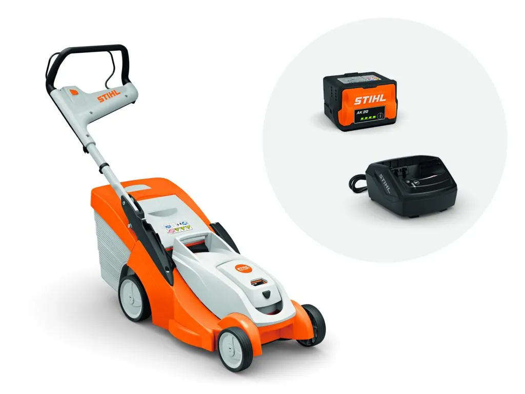 STIHL Rasenm&auml;her RMA 239 C Set AK 20 +