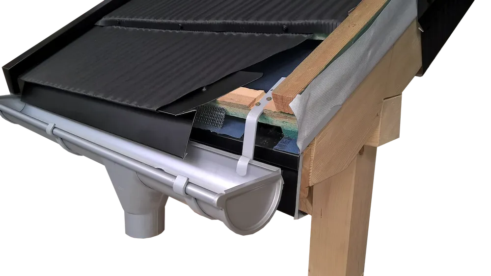 Regenrinnen-Set 3,00 m 125/90